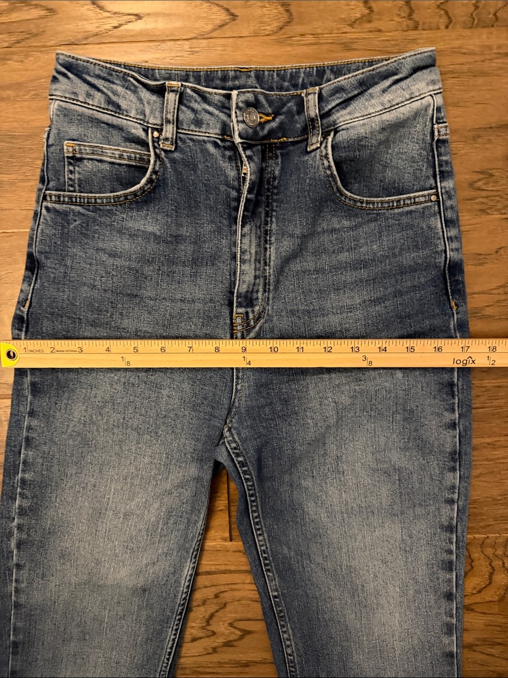 Vanessa Bruno Benito High-Waisted Straight Leg Jeans - Size FR 36 (US 4 /27) - Picture 8 of 14